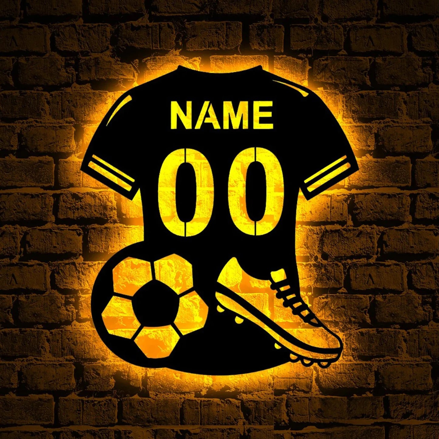 T shirt lampe - Fodbold vaeglampe