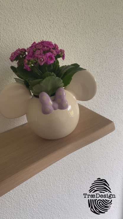 Svævehylde i egetræ